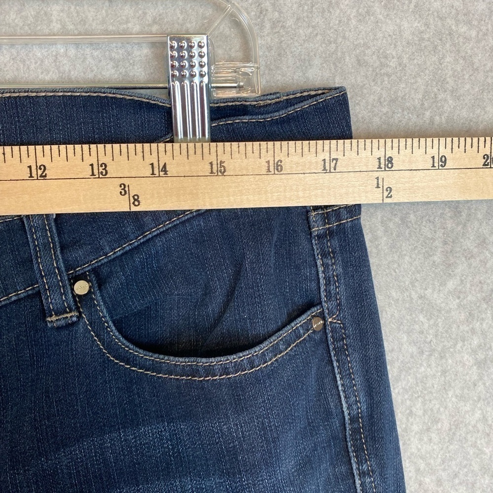 White House/Black Market Blue Jeans Noir 12L - Picture 9 of 10